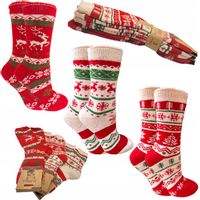 3x WEŁNIANE skarpetki ALPAKA ciepłe GRUBE zimowe DAMSKIE skarpety 39-41