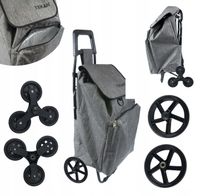 TORBA NA ZAKUPY WÓZEK ZKUPOWY DUŻA TERMICZNA KIESZEŃ KÓŁKA NA SCHODY