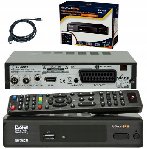 DEKODER TUNER DVB-T2 Smart SAT-2 H.264/H.265/HEVC na Arena.pl
