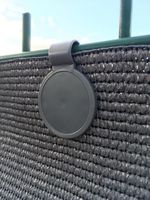 Klipsy plastikowe do siatki ogrodowej 200 szt. Edenvista UV antracytowe