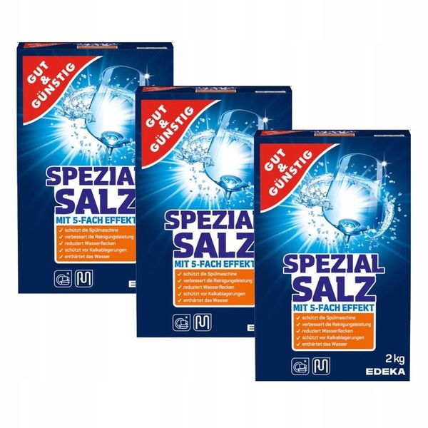 Gut & Gunstig Spezial Salz Sól do Zmywarki 2 kg x 3szt zdjęcie 1