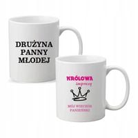 Kubek z nadrukiem napis DRUŻYNA PANNY MŁODEJ