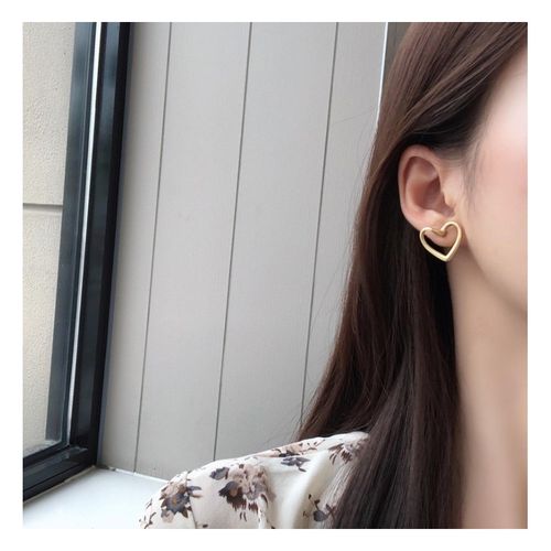 Kolczyki Sztyfty Serca Matowe K1521 na Arena.pl