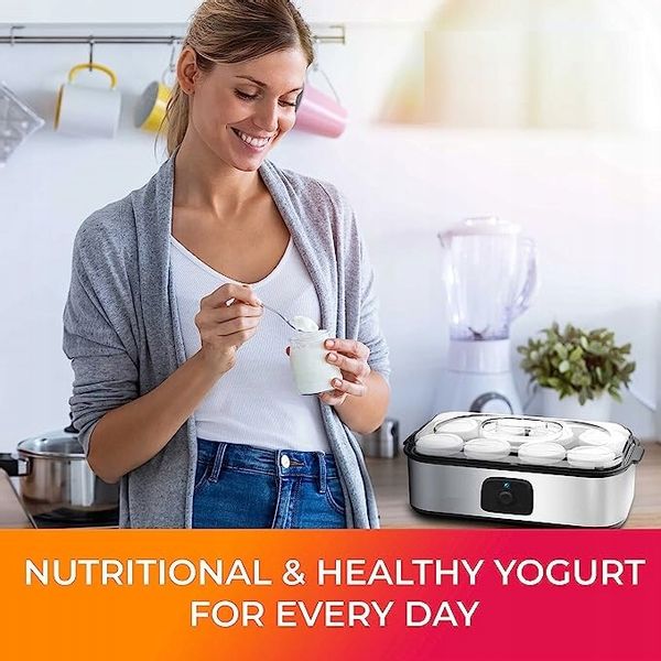 Jogurtownica ZRÓB SOBIE JOGURT DOMOWY x 8 słoiczków bądź i żyj FIT zdrowo zdjęcie 14