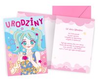 Karnet Urodziny (anime, dziewczęce)