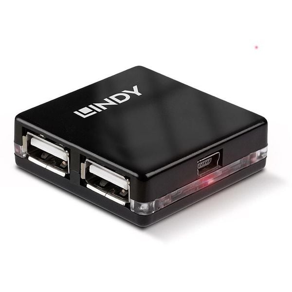 Lindy Usb 2.0 Mini Hub 4 Port zdjęcie 1