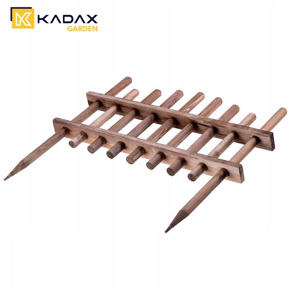 KADAX Płotek Ogrodowy Drewniany Palisada 60cm zdjęcie 11