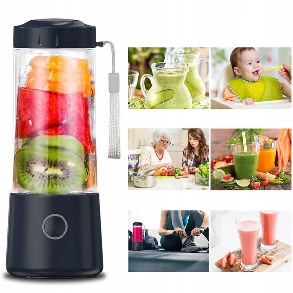 Blender Kielichowy Przenośny Bezprzewodowy 4000mAh Do Smoothie - Prezent zdjęcie 10