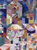 Plakat 60x80cm Burggarten, Paul Klee Vintage do Salonu