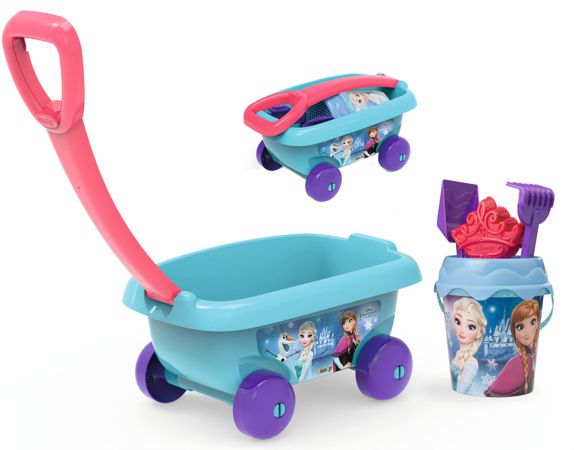 SMOBY 867001 Wózek z akcesoriami do piasku Frozen zdjęcie 2