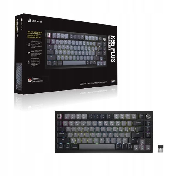 Klawiatura Corsair K65 PLUS WIRELESS zdjęcie 9