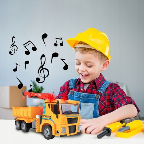 DZWIG AUTO DO SKRĘCANIA MONTAŻU MAŁY MAJSTERKOWICZ W WALIZCE DLA DZIECI na Arena.pl