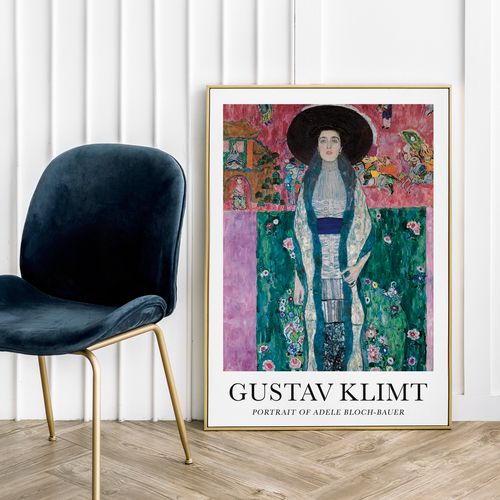 Plakat gustav klimt oortrait of Adele Bloch 29,7x42 cm A3 na Arena.pl