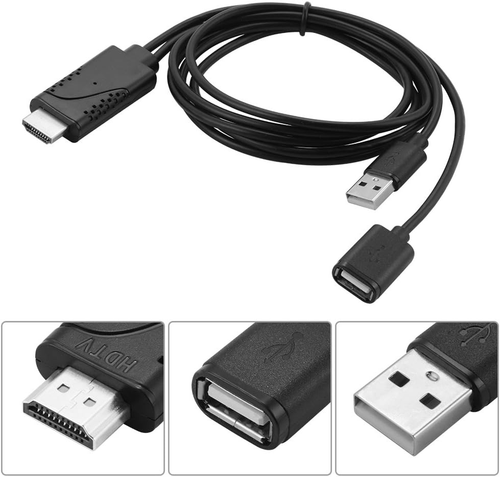 Adapter HDMI Do Telefonu iPhone Android 1080P USB Lightning USB C Micro USB na Arena.pl