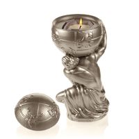 Świecznik ozdobny dekoracyjny pod świece Atlas 3D