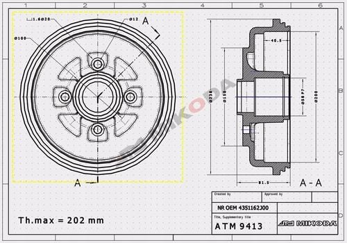 BEBEN HAM TYL 228.5X47 MIKODA na Arena.pl
