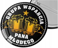 PRZYPINKA WIECZÓR KAWALERSKI ODZNAKA EMBLEMAT PANIEŃSKI PANA MŁODEGO