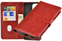 Etui portfel Wallet do Oppo Reno 12 5G czerwony