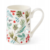 Portmeirion Kubek Meirion 350ml Christmas Sprigs świąteczny prezent biały