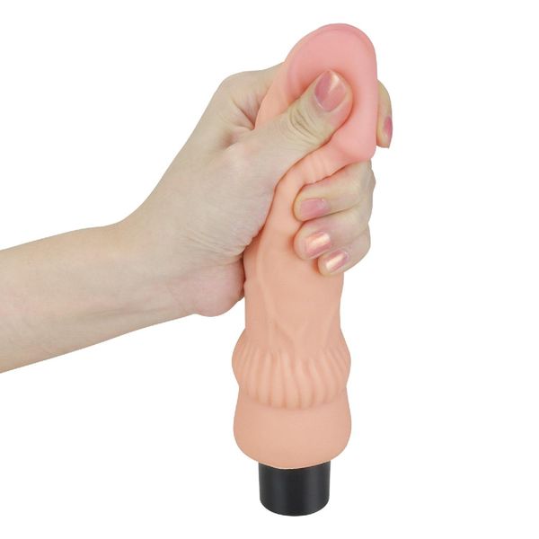 7.8"" REAL SOFTEE Vibrating Dildo zdjęcie 6