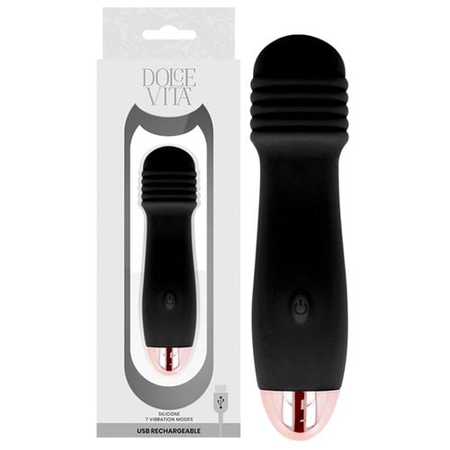 wibrator stymulujący z żebrowanymi wypustkami. siedem trybów wibracji. na Arena.pl