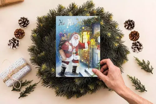 Karnet B6 Bn Mikołaj U Drzwi na Arena.pl