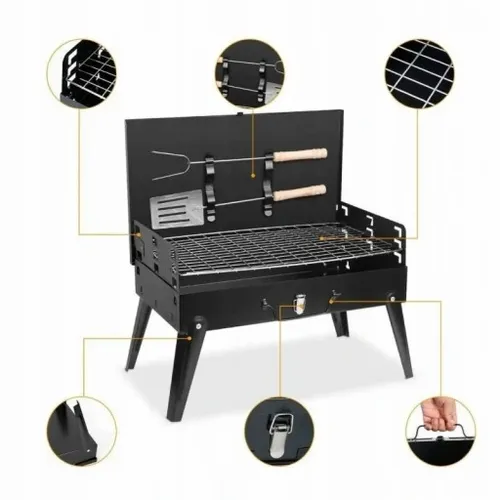 Grill węglowy EMSO 42 x 25 cm na Arena.pl