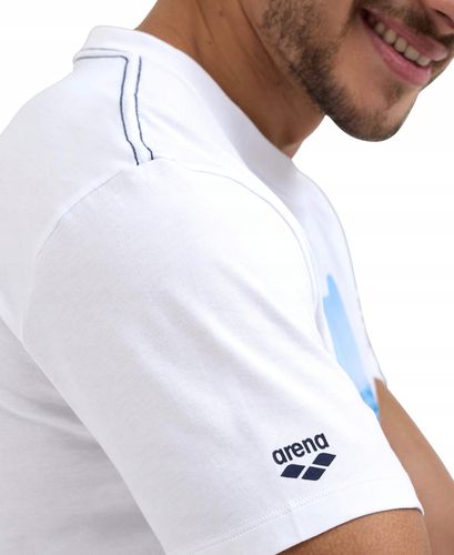 Koszulka T-shirt męski Arena Solid Cotton rozm.M na Arena.pl