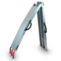 19295Najazdy stalowe do motorowerów 196cm wytrzymałe podjazdy rampy