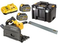 DEWALT ZAGŁĘBIARKA 54V 165MM 2*6.0AH + SZYNA 1.5M