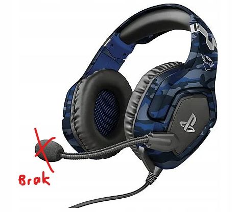 Headset Trust Gaming GXT 488 Forze PS4 niebieski na Arena.pl