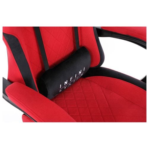 fotel gamingowy infini system red, na Arena.pl