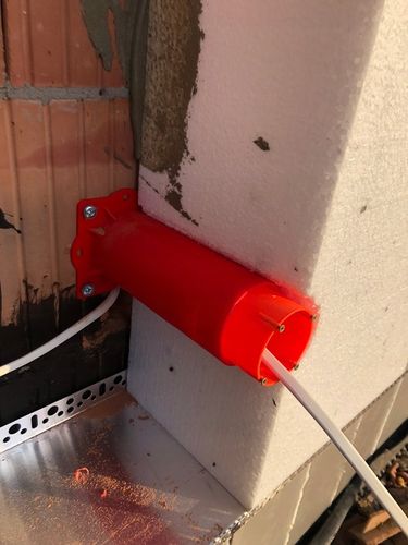 Puszka elektryczna do elewacji 200 mm ociepleń, do styropianu, regulowana na Arena.pl