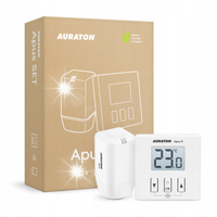 AURATON DOBOWY BEZPRZEWODOWY REGULATOR TEMPERATURY Z ELEKTRONICZNĄ GŁOWICĄ