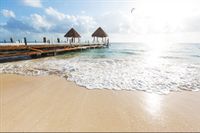 Fototapeta Plaża Morze Pomost PEJZAŻ do Sypialni 405x270