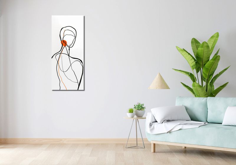 Obraz 40x100cm Pustka w Barwie zdjęcie 2