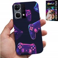 ETUI DO OPPO RENO7 4G - CASE DLA GRACZA, WZORY Z GIER + SZKŁO