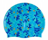 Czepek pływacki dla dzieci treningowy silikonowy na basen Arena Print
