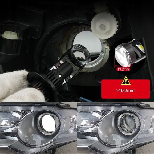 ŻARÓWKI LED H7 RETRIFY S&D PROJECTOR 100% IDEALNE ODCIĘCIE SOCZEWKA FISHEYE na Arena.pl