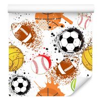 Tapeta młodzieżowa piłka nożna koszykówka baseball