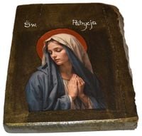 Ikona Święta Patrycja patronka osób chorych przynosi nadzieję uzdrowienie