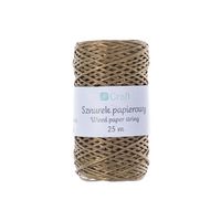 SZNUREK PAPIEROWY Z DRUCIKIEM ZŁOTY DPSZ-013 DP CRAFT