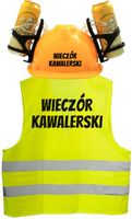 ZESTAW KAMIZELKA HEŁM NA WIECZÓR KAWALERSKI Y4