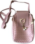 TOREBKA LISTONOSZKA ROWERÓWKA TORBA BRELOK RÓŻOWA