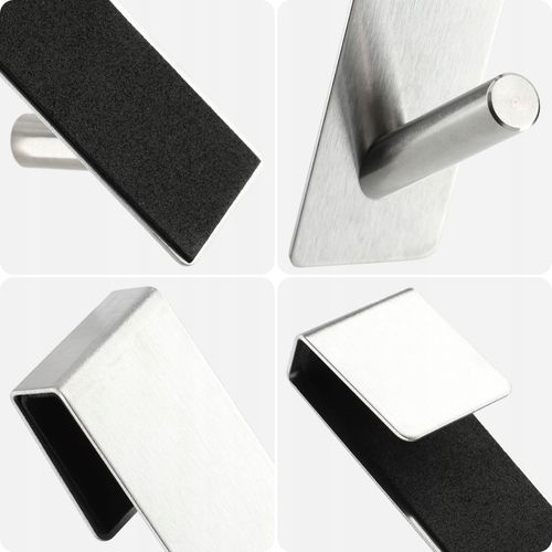 2x KADAX Haczyk Na Drzwi Wieszak Bezinwazyjny Ręczniki Ubrania Pojedynczy na Arena.pl