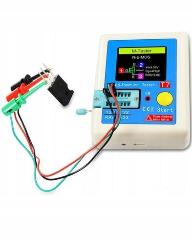 Multimetr TESTER TRANZYSTORÓW CEWEK DIÓD KONDENSATORÓW LCR-T7 MIERNIK na Arena.pl