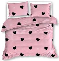 Pościel Satynowa 160X200 Serca 18835