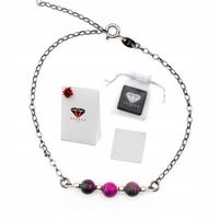 Bransoletka Srebrna Dla Dziewczynki Jadelit Srebro 925 Oksydowane Prezent