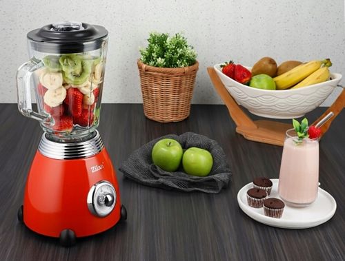 BLENDER KIELICHOWY CZERWONY 2 BIEGI PULSE RETRO 500W na Arena.pl