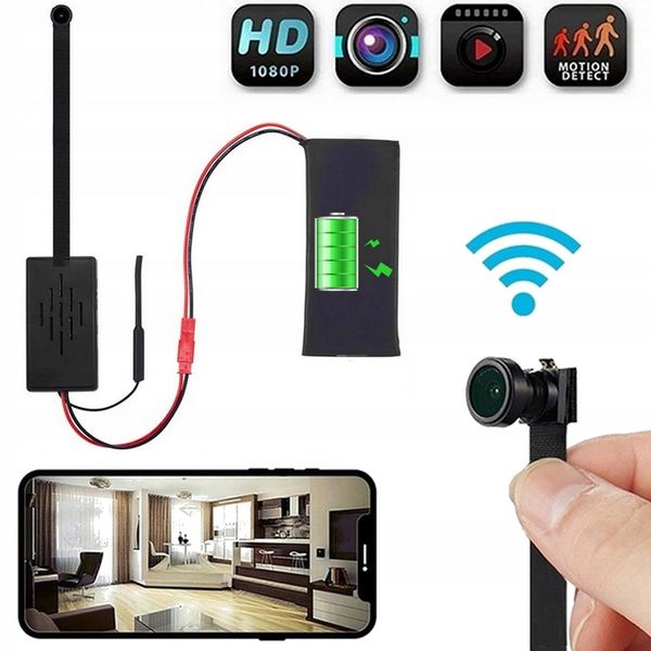 MINI KAMERA SZPIEGOWSKA ELASTYCZNA WIFI JAK GUZIK APLIKACJA DETEKCJA RUCHU zdjęcie 1